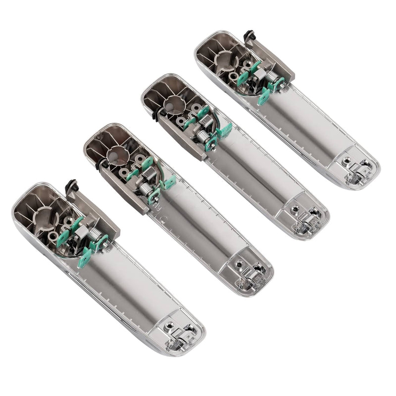 DURAFORCE Chrome Door Handle for Dodge Ram 1500 2009-24 2500 11-24 Front Rear