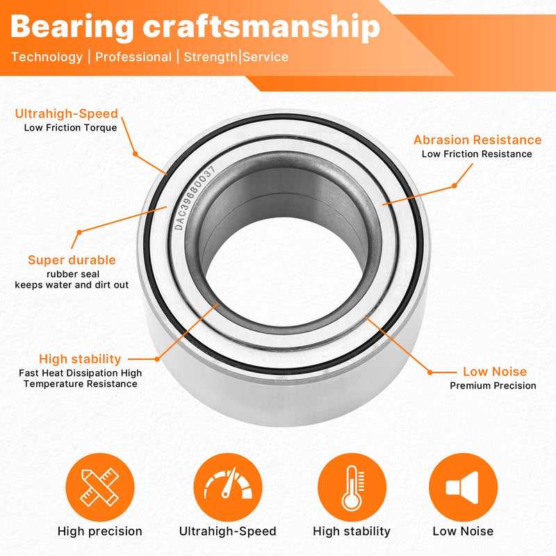 For Can-Am Maverick X3 Turbo DPS XMR XRC Front Rear Wheel Bearings 17-23