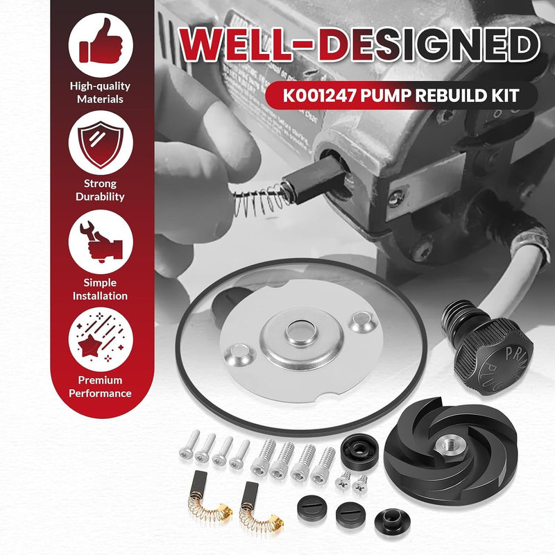 K001247 Transfer Pump Rebuild Kit for Liberty 331 Series 331-B10, 331-B18
