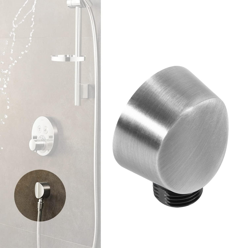 A725BN Round Drop Ell Handheld Shower Wall Connector for Moen Brushed Nickel
