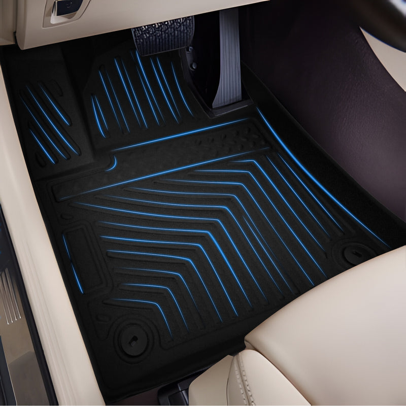 All-Weather 2 Row Floor Mats Cargo Liner for Hyundai Santa Fe 2021-2023