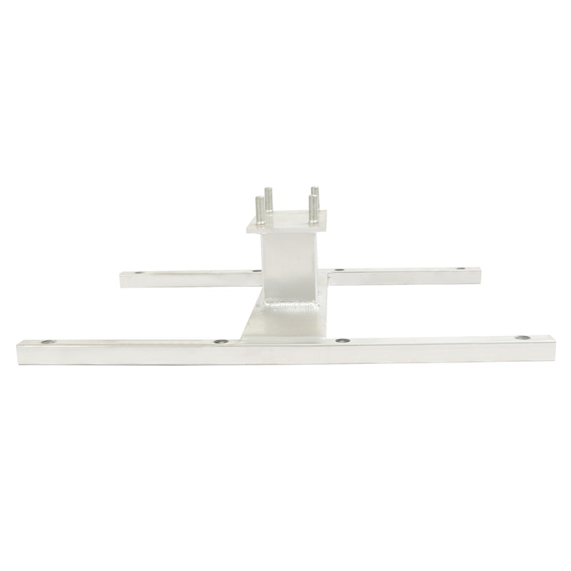 Aluminum H-Mount Trailer Spare Tire Carrier for 6-Lug Wheels w/Hardware