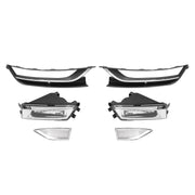 DURAFORCE Fog Light Bezels Chrome Trim RH LH for Volkswagen Passat 2012-2015 Pair