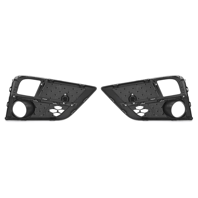 DURAFORCE Front Bumper Fog Lamp Bezel Chrome Trim for Honda Odyssey 2018-2020 Set