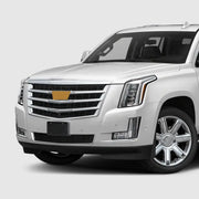 DURAFORCE For Cadillac Escalade 2015-2020 Hood Molding Trim+Front Grille w/Sensor Hole