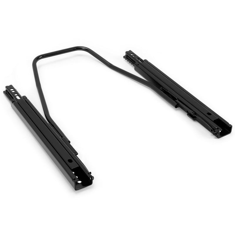 Black Front Seat Slider Dual Lock Seat Base Mounting Track Assembly Universal