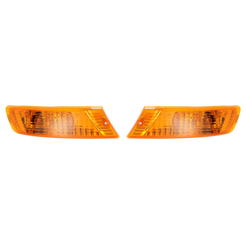 DURAFORCE Turn Signal Light Set With Bulbs Front Left And Right for Jeep Liberty 2005-2007