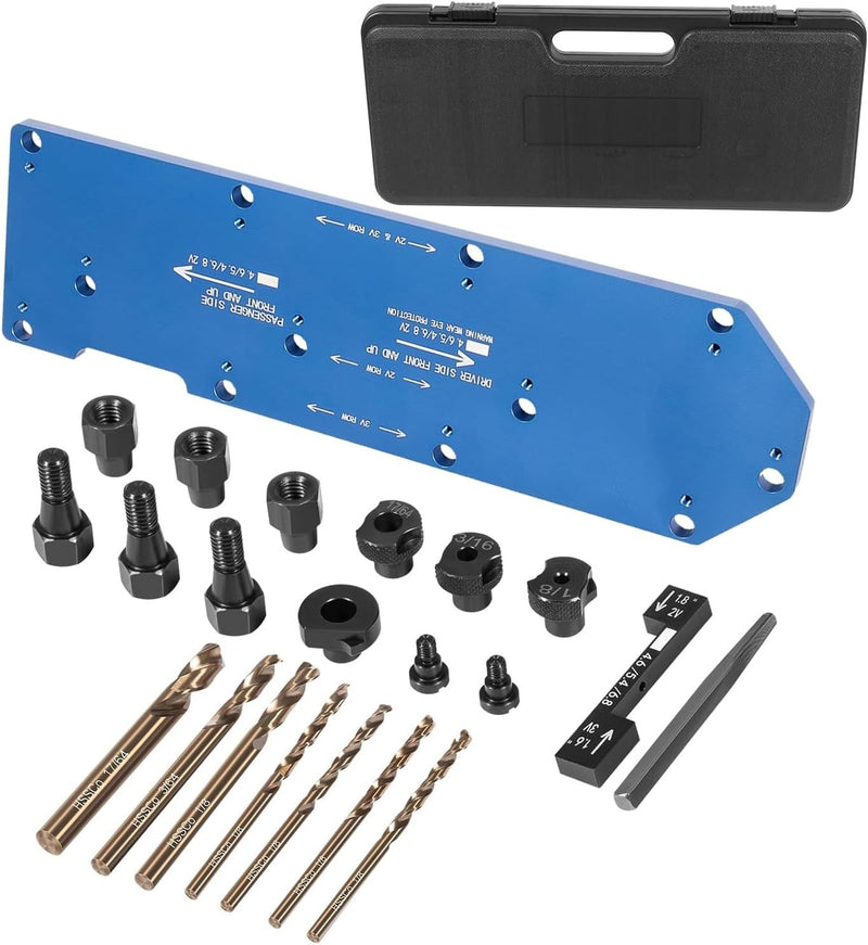 71600 Exhaust Manifold Drill Template for Ford V10 2V 3V 4.6L 5.4L 6.8L