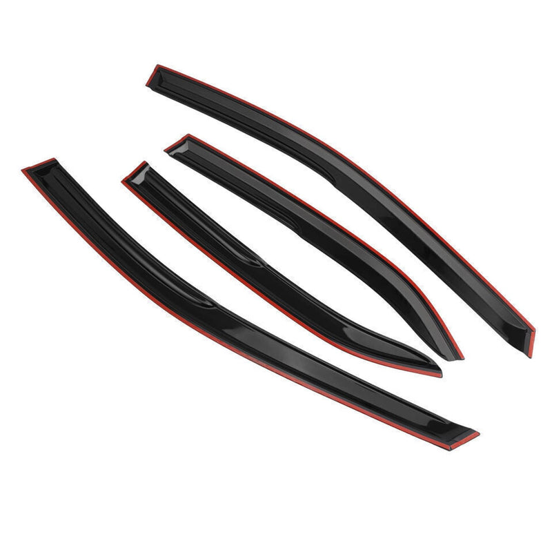 Window Visors Rain Guards for Honda Accord 2018-2022 3D Wavy Mugen Style
