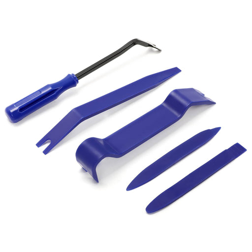 DURAFORCE 5PCS Car Radio Panel Door Dash Clip Fasteners Trim Removal Pry Tool Set