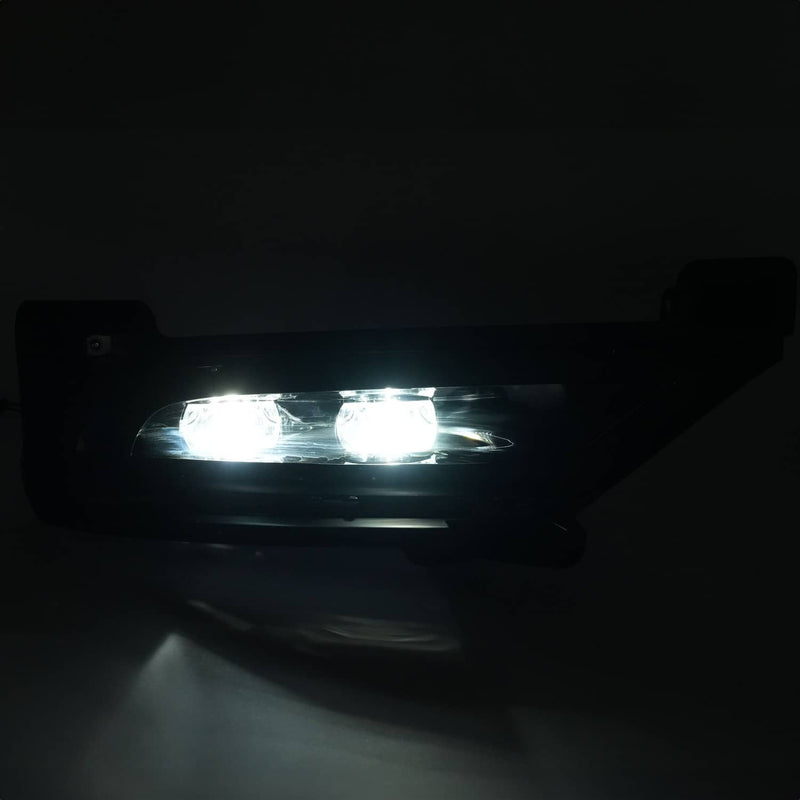 DURAFORCE #CH2593154 LED Fog Light Bezel Clear Lens Right for Chrysler 300 2015-2024