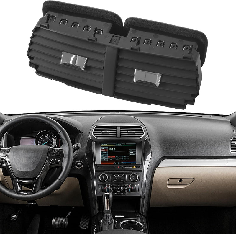 FB5Z-19893-AD Dual Center Dash Air Vent for 2016-2019 Ford Explorer Base Limited