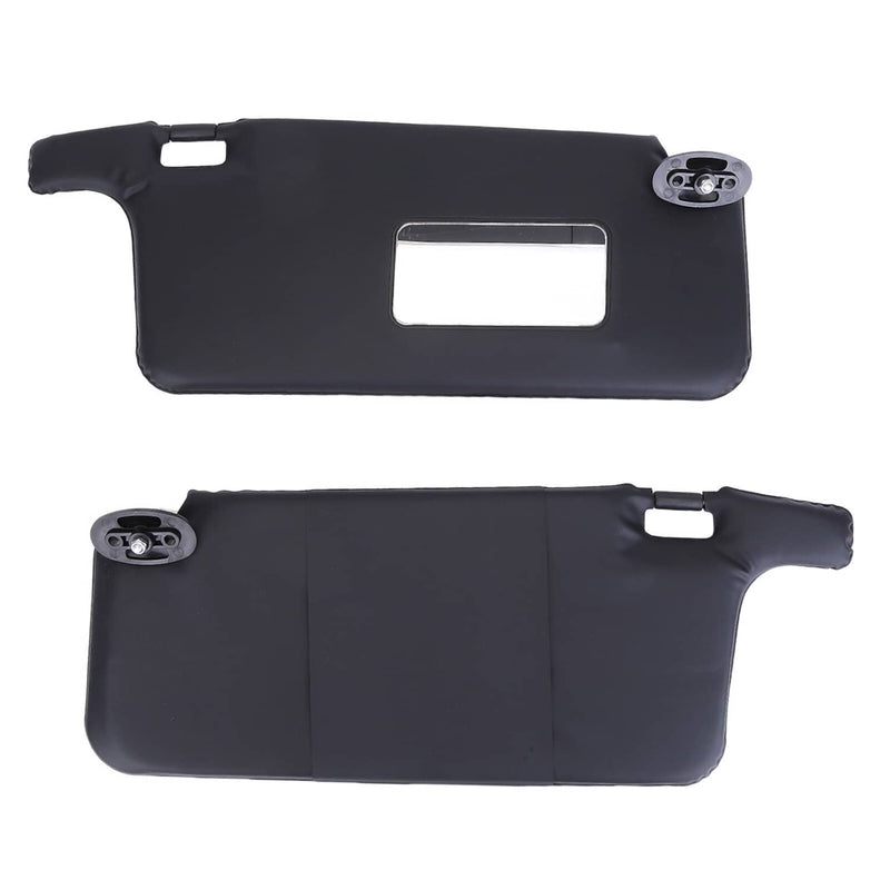 Black Sun Visors Left Driver & Right Passenger Set for Honda Civic 1996-2001