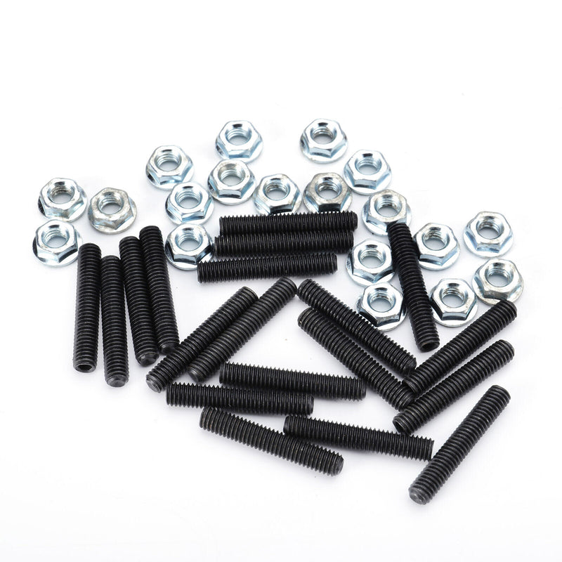 Exhaust Manifold Header Stud Bolt Kit for Ford F150 4.6L 5.4L V8 Carbon Steel