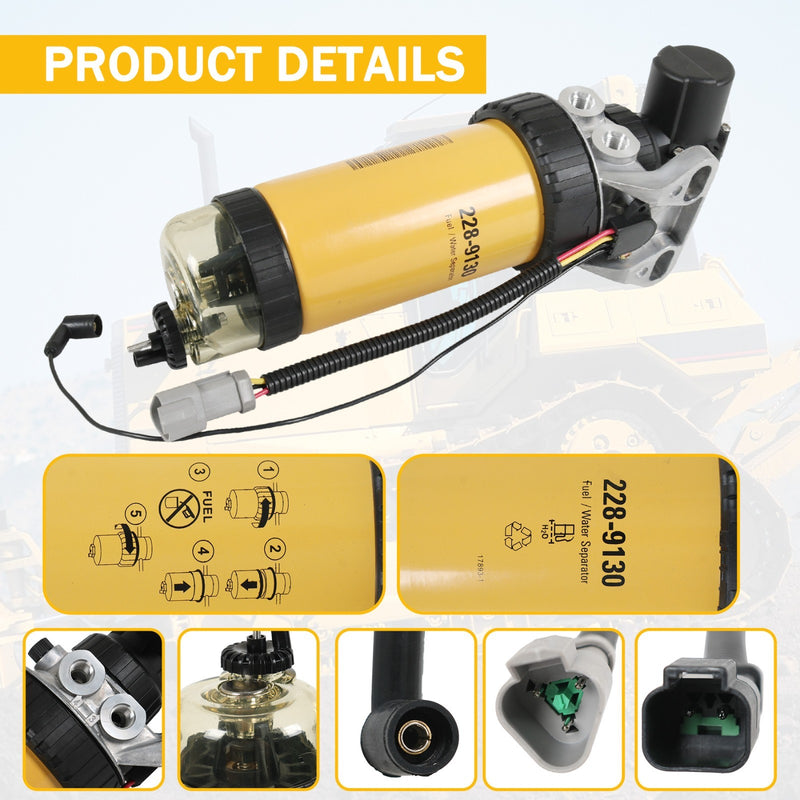 228-9129 Fuel Pump Filter Assy for CAT 3054 3046 414E 416E 420E Loader