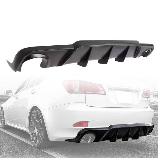 DURAFORCE Rear Bumper Spoiler Diffuser Lip DMR Style for Lexus IS250 IS350 2006-2013