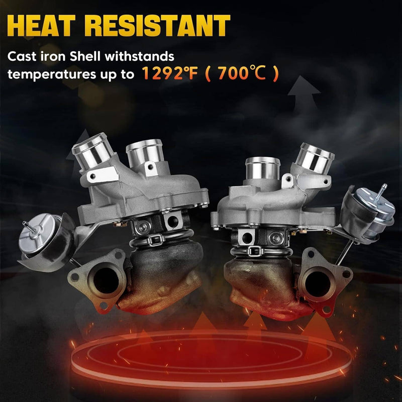 Left Right Turbo Kit for Ford F150 Pickup 2013-2016 V6 3.5L Turbocharger