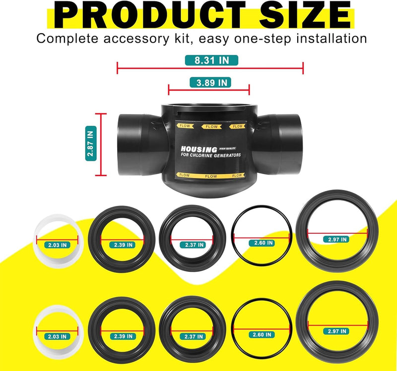R0694000 Replacement Housing With Unions for Jandy TruClear 11K