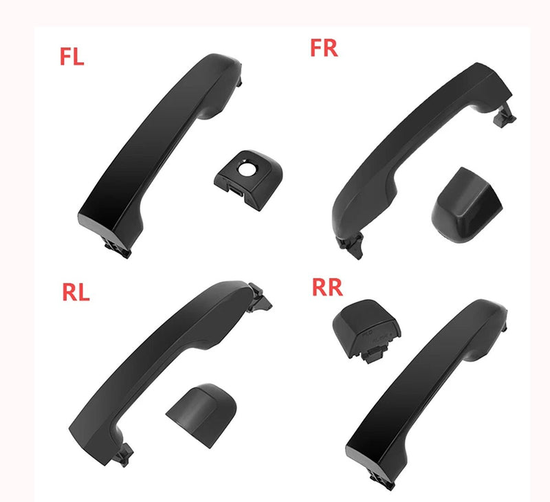 For 2010-2014 Toyota 4Runner 69211-60090 Outside Exterior Door Handles 4Pcs Set