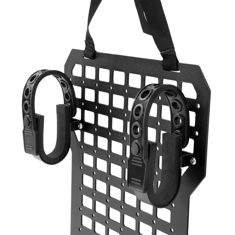 DURAFORCE Versatile Tactical Rigid Molle Insert Panel for Car Seat Back Storage Gun Rack