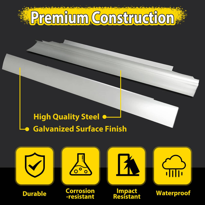 DURAFORCE Front Door Outer Rocker Panel for Chevy Express for GMC Savana 1996-2014 Left Ri