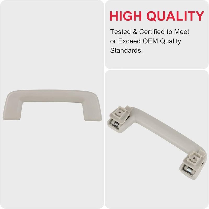 Front Roof Handle Pull Grab Handle for Ford Escape Oatmeal 13-19 7S7Z-5831406-AA