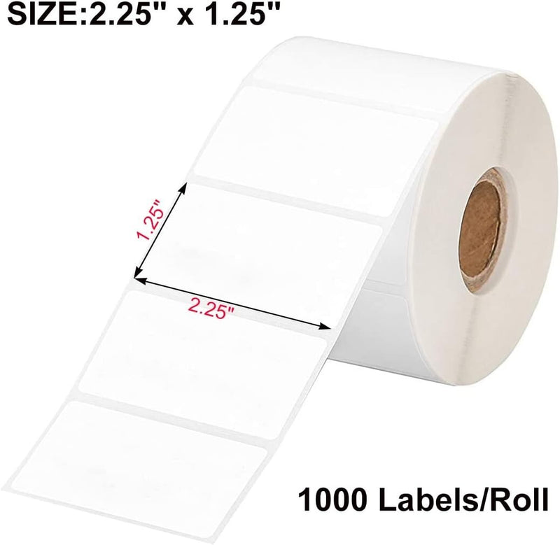 30334 Multipurpose 6000 Thermal Labels 2 1/4 x 1 1/4 Inch 6 Rolls