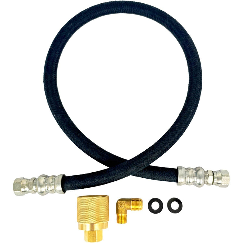 DURAFORCE 34 Inch Propane Hose for Forklift LPG Tank Cylinder Female Coupler Connector