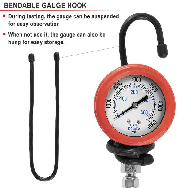 HPOP Test Tool High Pressure Air Leak Gauge Kit for Ford 6.0L 7.3L