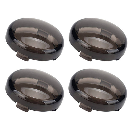 DURAFORCE Turn Signal Light Lamp Cover Smoke Lens for Harley Heritage Softail 4PCS