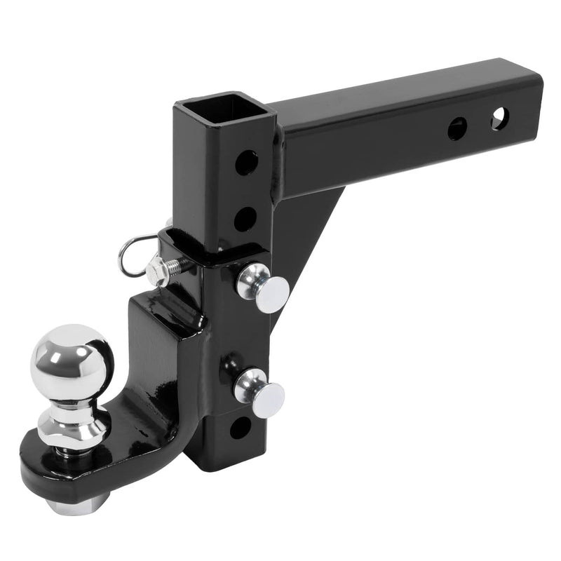 DURAFORCE 2" Receiver Trailer Hitch Ball Mount 9-1/2" Drop Tow Adjustable 7500lb