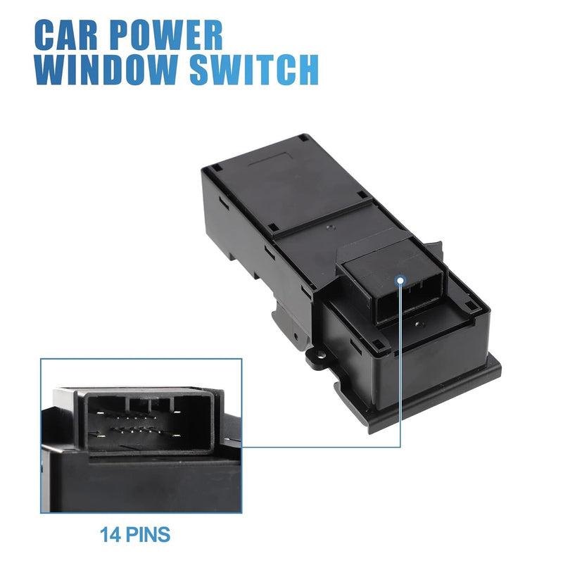 Front Left Driver Master Power Window Switch for Acura MDX 2007-2013 Black EPY