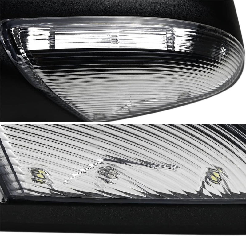 Mirror Left Driver Manual Fold Heated Temp Sensor for Dodge Ram 1500 2013-19