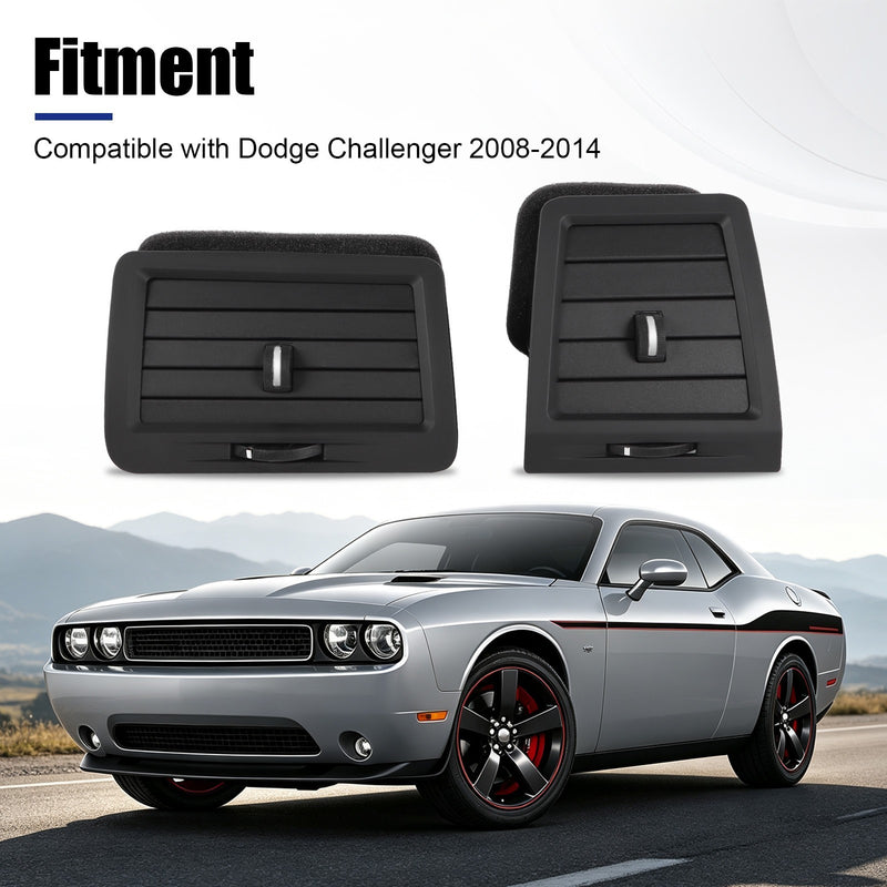 Dashboard Air A/C Vent Left & Right for Dodge Challenger 2008-2014 2 Pieces