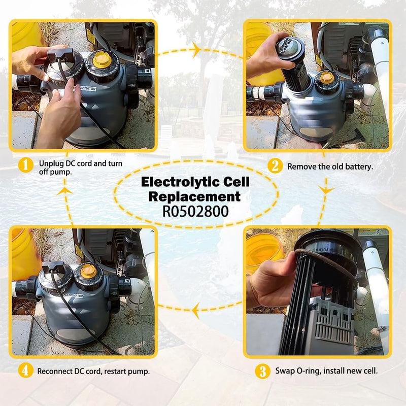 Zodiac R0502800 Nature2 Fusion Soft 700 Replacement Cell Kit for Pools Rings