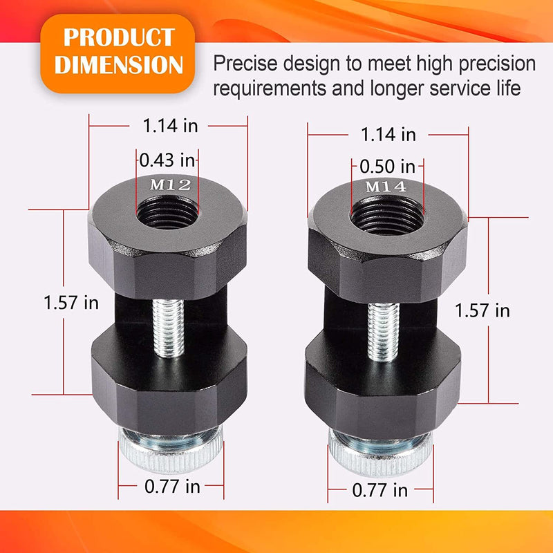 12mm &14mm Engine Spark Plug Caliper Universal Precision Car Gap Tool