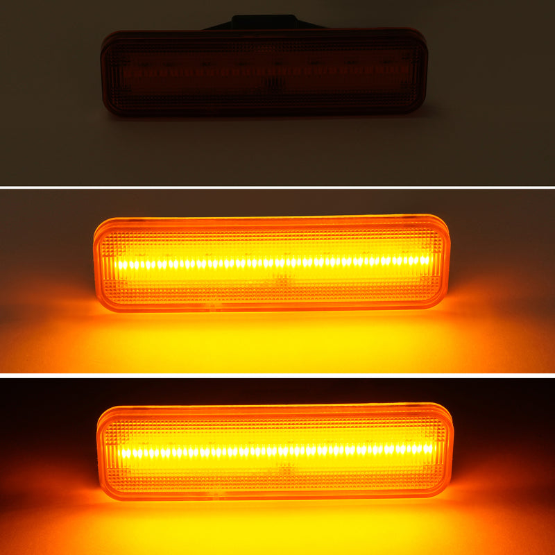 Amber/Red LED Side Marker Parking Lights Set for El Camino & Caballero 78-87