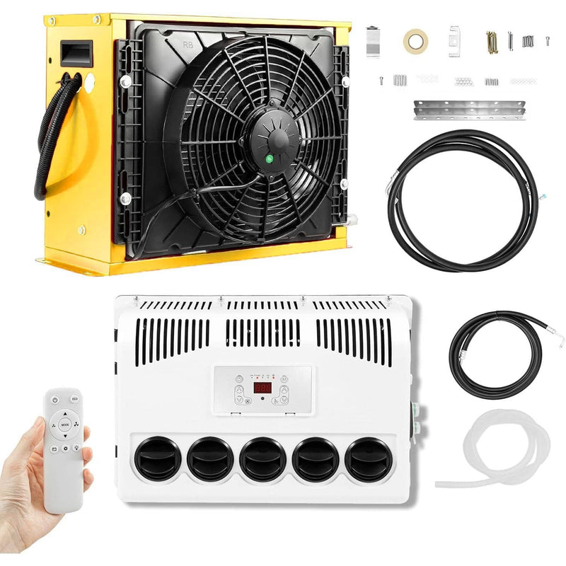 11000 BTU 12V Truck Air Conditioner Split AC for Semi Bus RV Caravan