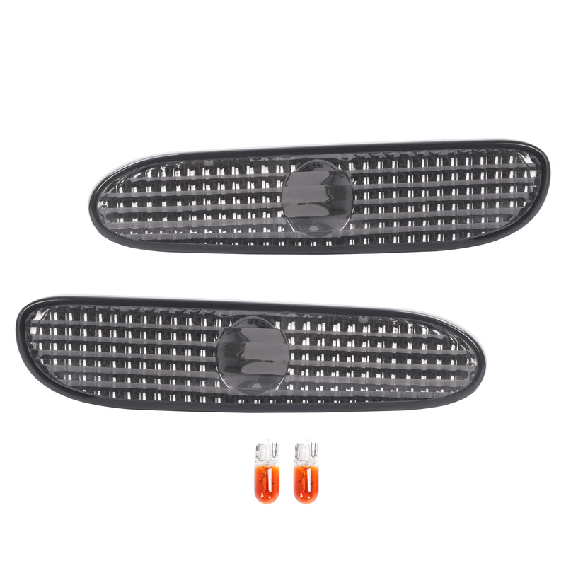 Front Smoke Bumper Side Marker Lights Lamp for Dodge Neon 2000-2005 LH & RH Pair