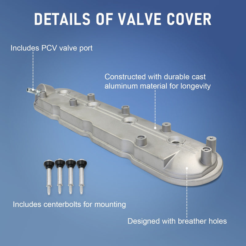 12570427 Left Driver Side Valve Cover for Cadillac Chevy GMC Pontiac 1999-2008
