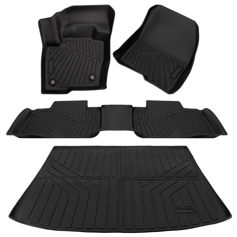 Front Floor Mats & Rear Cargo Trunk Liner for 2015-24 2025 Ford Edge Waterproof