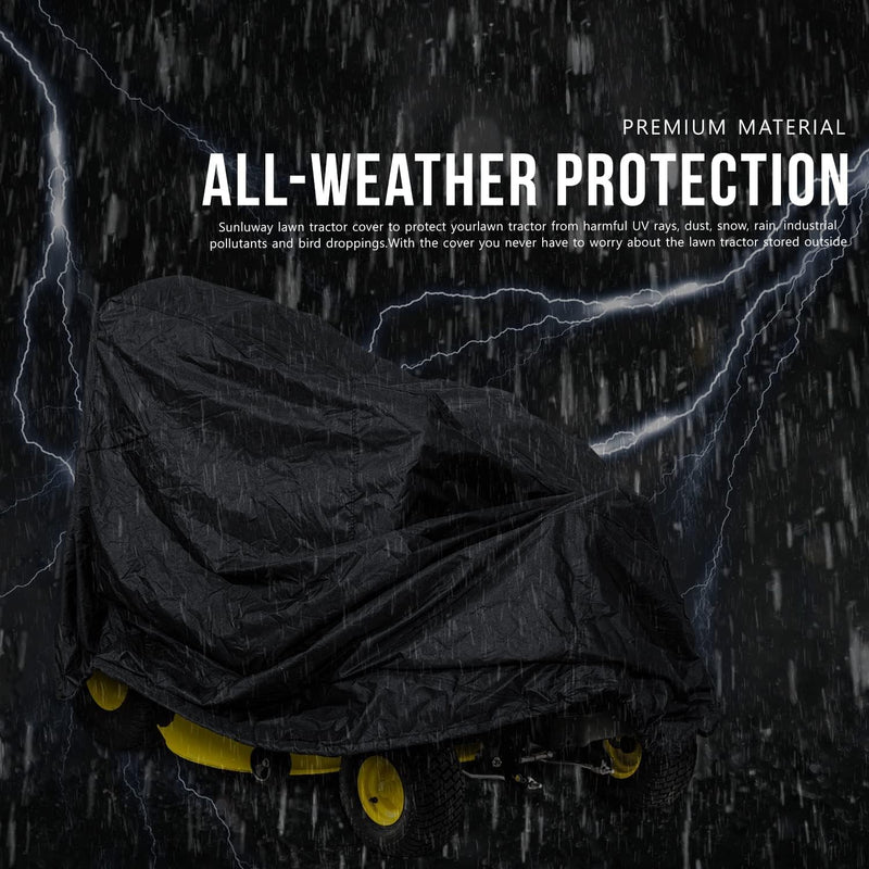 LP93647 Deluxe Riding Mower Cover Waterproof for John Deere X300-X700 Series