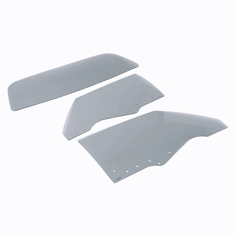 DURAFORCE Quarter Door Glass for Chevelle Malibu 1970-1972 2 Door Hardtop Dark