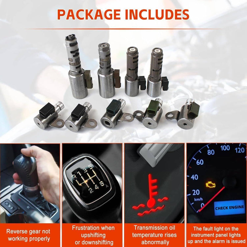 Transmission Solenoid Kit for Toyota Lexus A761E A960E AB60F AB60E 2005-21