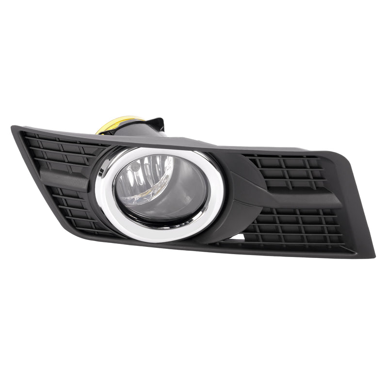 Fog Lights With Bezel Bumper Lamp Cover for Cadillac SRX 2010-2016 Pair