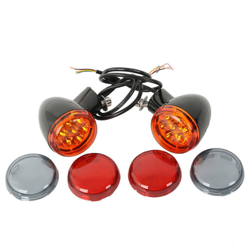 Rear LED Turn Signals Light Bracket for 1992-22 Harley Sportster XL 883 1200