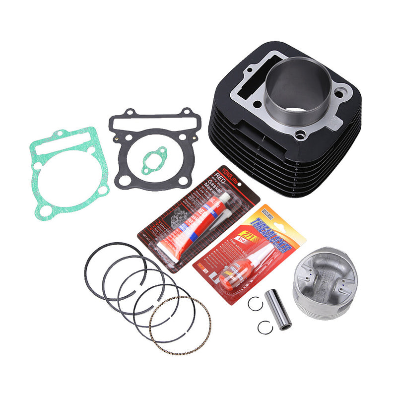 Cylinder Piston Gasket Top End Rebuild Kit for Yamaha Big Bear 400 2000-2012 ATV