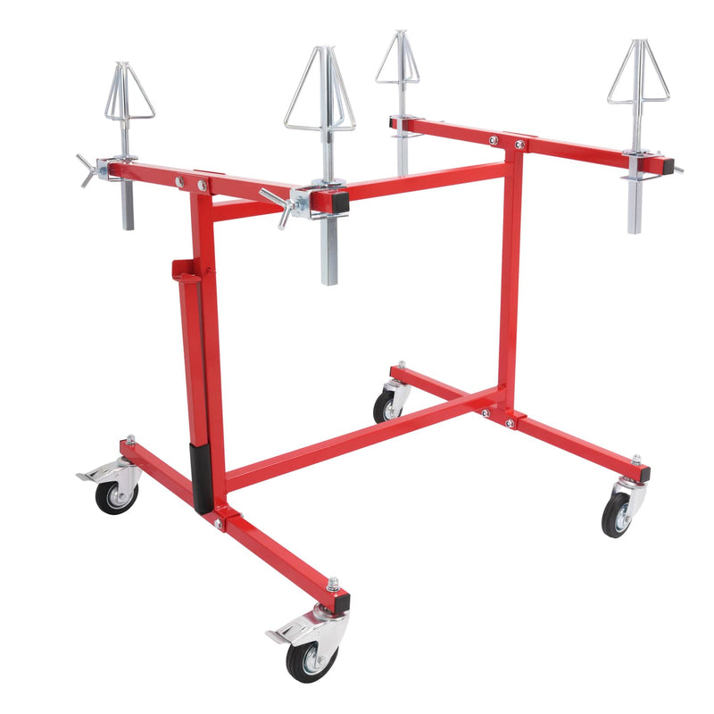 DURAFORCE Rotating Portable Wheel Paint Stand Rim Painting Rack Holder Drying Repair