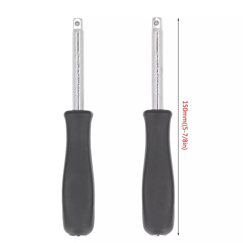 2 Pack 6 Inch 1/4 Drive Spinner Screwdriver Handle Socket Nut Driver Extension