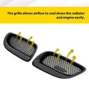 DURAFORCE Front Upper Kidney Grille Insert Left Right Black ABS for Pontiac GTO 2004-2006